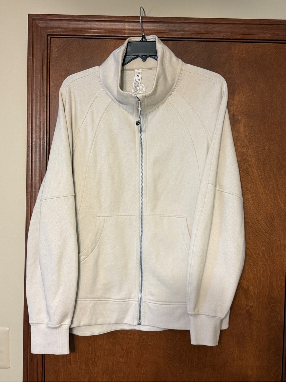 lululemon athletica Off-White Full-Zip Track Jacket